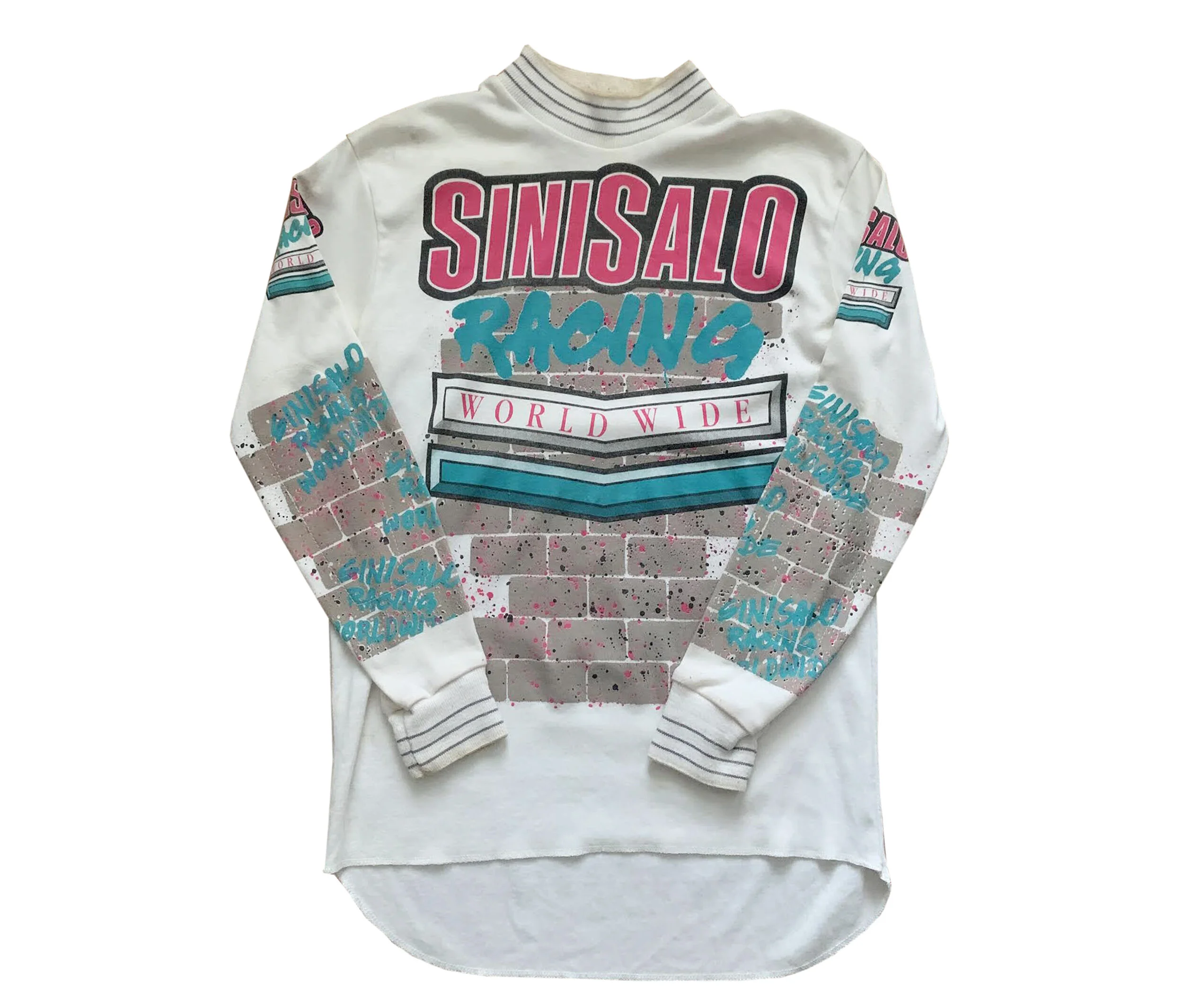 SINISALO 長袖シャツ バイクウェア　SINISALO 総柄　ロゴ　M sinisalo+racing+shirt+.jpg?